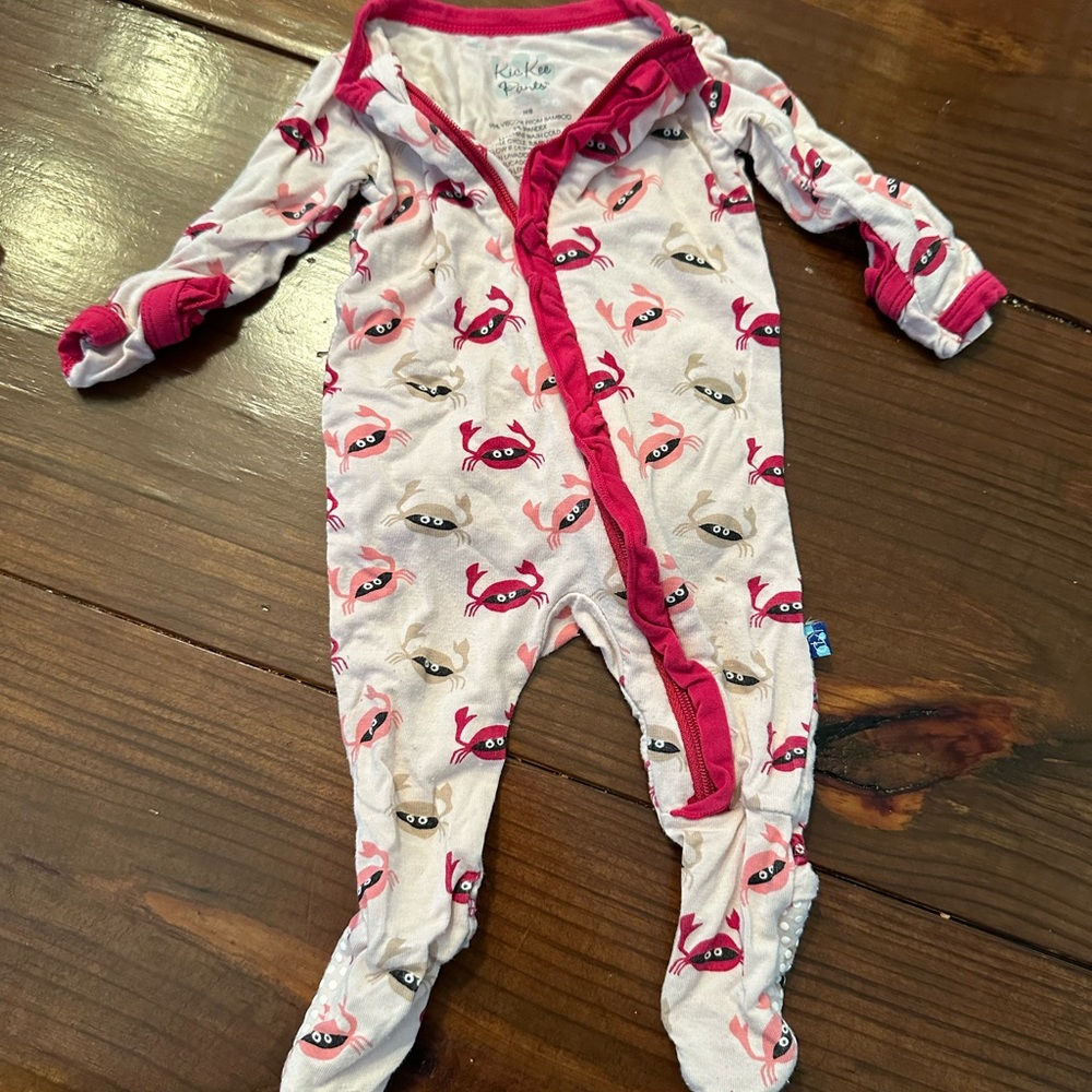Kickee pants ruffle footie